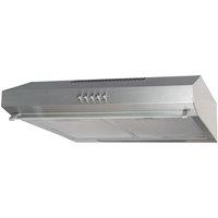 SIA 50cm Stainless Steel Slimline Visor Cooker Hood Extractor Fan - STH50SS in Silver