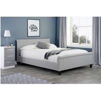 Birlea Stratus Bed in Grey | Size: Small Double