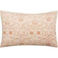 Morris & Co 'Sunflower' Cotton Standard Pillowcase Pair in Tan | Size: Standard Pillow Case