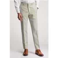 Slim Fit Linen Suit Trousers