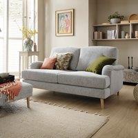 Abakus Direct Harper 2-Seater Sofa - Durable & Easy Clean Upholstery in Light Grey