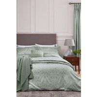 1951 'Kadir' Cotton Duvet Cover Set in Green | Size: King