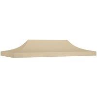 Berkfield Home Party Tent Roof 6x3 m Beige 270 g/m