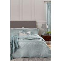1951 'Atea' Cotton Duvet Cover Set in Duck Egg Blue | Size: Super King