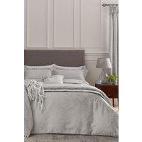 1951 'Kina' Cotton Duvet Cover Set in Silver | Size: King