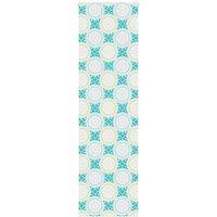 Berkfield Home Shower Roller Blind 60x240 cm Fabric Width 56 cm in Blue