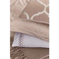 1951 'Reza' Jacquard Standard Pillowcase Pair in Pink | Size: Standard Pillow Case