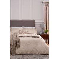 1951 'Reza' Cotton Duvet Cover Set in Pink | Size: Double