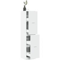 Berkfield Home Apothecary CabinetWhite 40x41x174.5 cm Engineered Wood in White