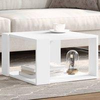 Berkfield Home Coffee Table White 51.5x51.5x30 cm Engineered Wood