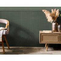 Off the Grain Wooden Shelf with Metal Brackets - Oak Shelf- 30cm in Dark Brown | Size: 30 cm x 15 cm