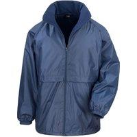 Result Core Men's Microfleece Lined Waterproof Jacket in Navy | Size: 2XL