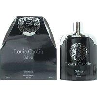 Louis Cardin Men's Silver Eau de Parfum 100ml Spray in Black