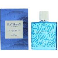 Rayhaan Men's Ocean Rush Eau de Parfum 100ml Spray in Blue