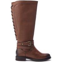 Moda In Pelle Women's 'Somain' Leather Biker Boots in Tan | Size: 3