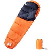 Berkfield Home Mummy Sleeping Bag for Adults Camping 3 Seasons in Orange