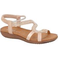 Cipriata Women's Serpent Sandals in Rose Gold | Size: 4