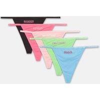 Juicy Couture Women's 5 Pack Thong Boxed | Size: Medium