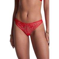 Aubade Women's Rules of Attraction Tanga in Red | Size: 18