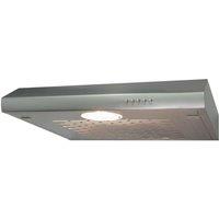 SIA 60cm Visor Cooker Hood Extractor Fan In Stainless Steel - STH60SS in Silver