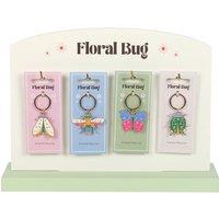 Something Different Floral Bug Keyring Set (Pack of 24)