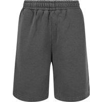 Build Your Brand Men's Vintage Heavy Sweat Shorts in Dark Grey | Size: XL