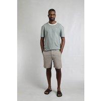Weird Fish Men's Charleston Textured Chino Shorts in Stone | Size: 38
