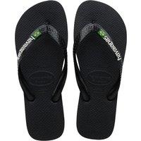 Havaianas Men's Brasil Logo Black | Size: 1