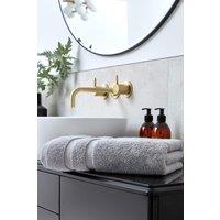 CHRISTY 'Signum' Heavyweight 100% Combed Cotton Towels in Light Grey