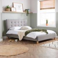 Birlea Stockholm Bed in Grey | Size: Small Double