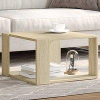 Coffee Table Sonoma Oak 51.5x51.5x30 cm Engineered Wood