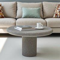 IH Design Udaipur Round Low Coffee Table in Grey