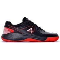 QUIVE Men's Hyper Badminton Squash Volleyball Court Shoes in Black | Size: 7