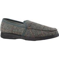 Lazy Dogz Men's Eisenhower Slippers in Grey | Size: 11