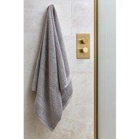 CHRISTY 'Serene' Pastel 100% Combed Cotton Towels in Light Grey | Size: Bath Sheet