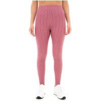Smart Living Comfortable & Versatile Honeycomb Waffle Leggings in Dark Pink | Size: Large