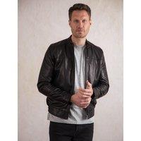 Lakeland Leather Men's 'Cotehall' Leather Jacket in Black | Size: 44R