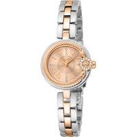 Stainless Steel Two Tone Silver & Rose Gold Color Watch