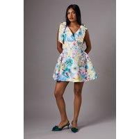 Coast Women's Petite Skater Mini Dress With Bow Straps in Blush | Size: 6