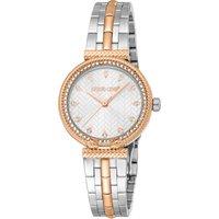 Roberto Cavalli Women's Stainless Steel Two Tone Silver & Rose Gold Color Watch