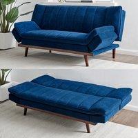Bravich LTD Mondaine Sofa Bed Click Clack Double in Navy | Size: 3 Seater