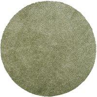 CLAIRE Round Shaggy Solid Color Plush Pile Area Rug