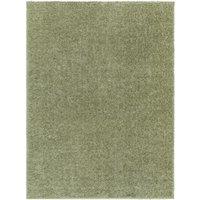 CLAIRE Shaggy Solid Color Plush Pile Area Rug