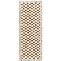 EKTA Scandi Modern High Pile Checkered Area Rug