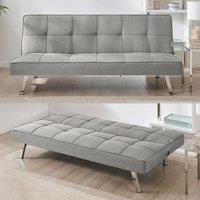 Bravich LTD Click Clack Fabric Sofa Bed - 3 Seater in Grey