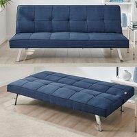 Bravich LTD Click Clack Fabric Sofa Bed - 3 Seater in Blue