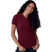 Stedman Women's Stretch Polo Shirt in Burgundy | Size: 8