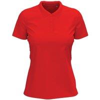 Stedman Women's Stretch Polo Shirt in Red | Size: 12