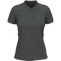 Stedman Women's Stretch Polo Shirt in Grey | Size: 18