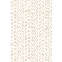Hoopla Walls Ditsy Leaf Stripe Wallpaper in Pink